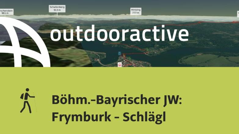 Pilgerweg im Böhmerwald: Böhm.-Bayrischer JW: Frymburk - Schlägl