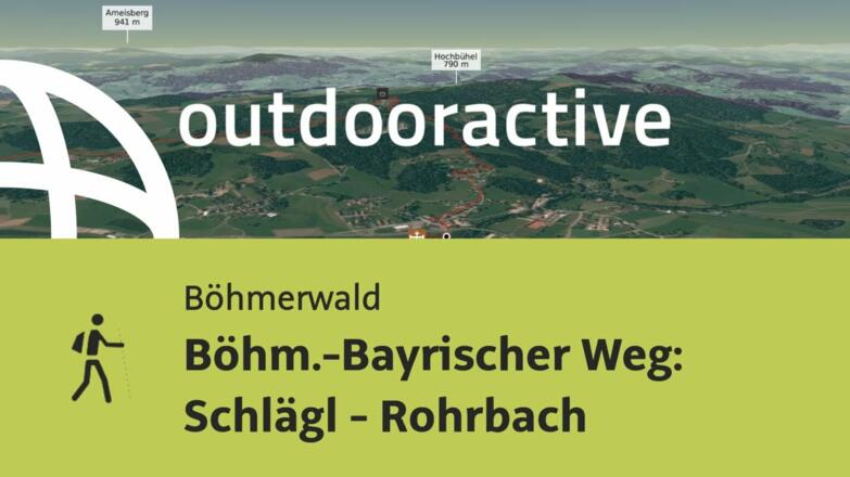 Pilgerweg im Böhmerwald: Böhm.-Bayrischer Weg: Schlägl - Rohrbach
