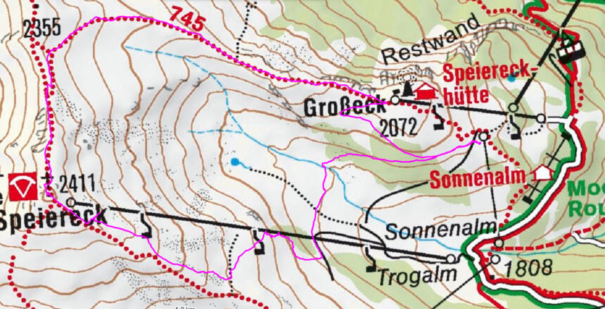 Speiereckroute
