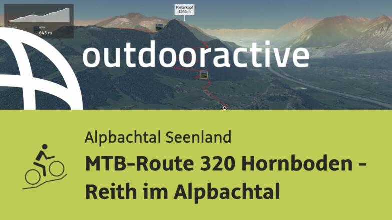 Mountainbike-tour im Alpbachtal Seenland: MTB-Route 320 Hornboden - Reith im Alpbachtal