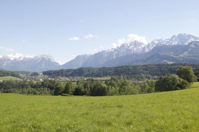 Blick auf den hohen Göll