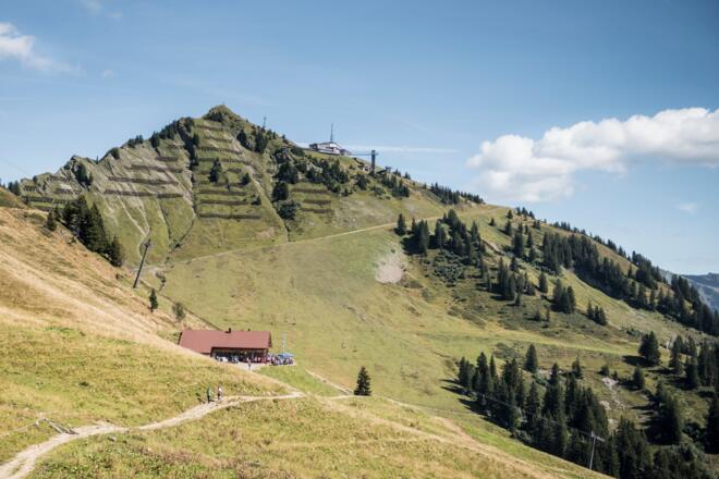 Wanderweg beim Walmendingerhorn