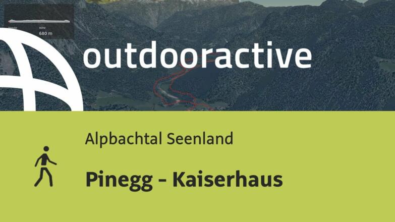 Wanderung im Alpbachtal Seenland: Pinegg - Kaiserhaus