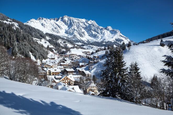 Winterpanorama Dienten