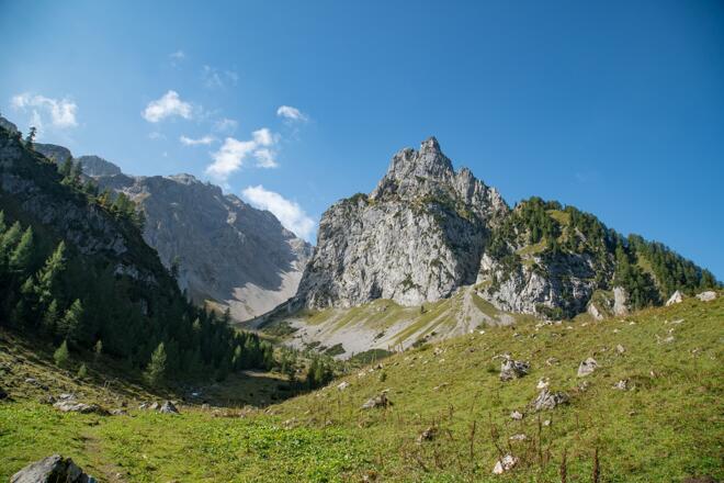 Auf dem Weg Richtung Zimbajoch