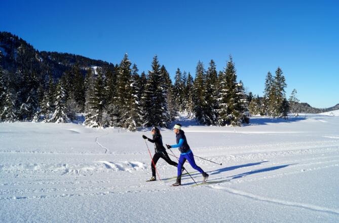 Langlaufen in Sibratsgfäll