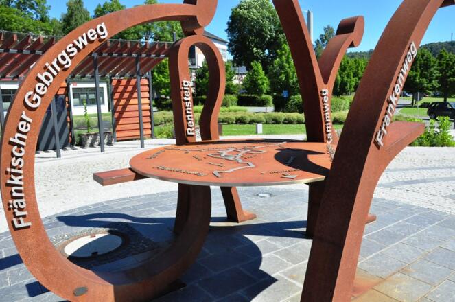 Selbitzplatz in Blankenstein (Ausgangspunkt von 4 Fernwegen