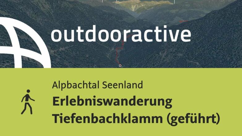 Wanderung im Alpbachtal Seenland: Erlebniswanderung Tiefenbachklamm (geführt)