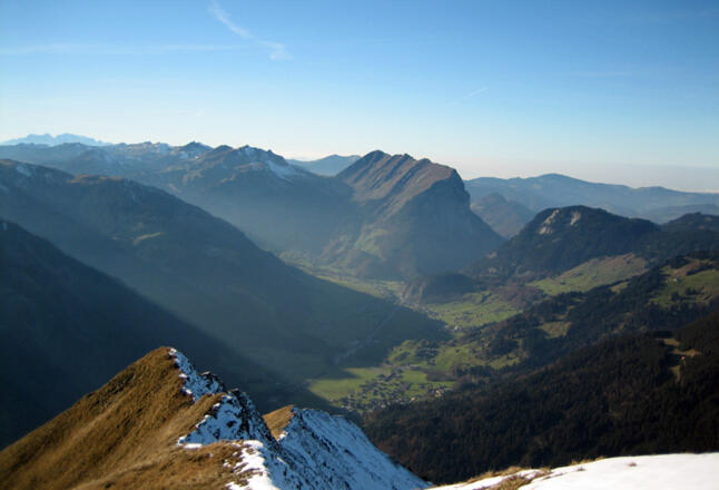 Üntschenspitze mit wunderbarem Ausblick