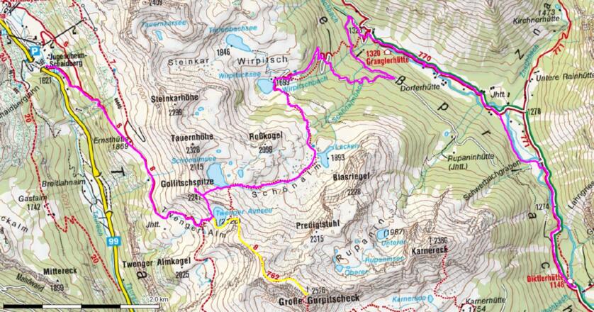 Große Gurpischeck und Gollitschspitze