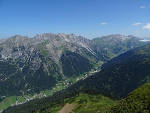 Blick Richtung Arlberg