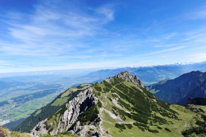 Blick vom Garsellikopf auf die Drei Schwestern