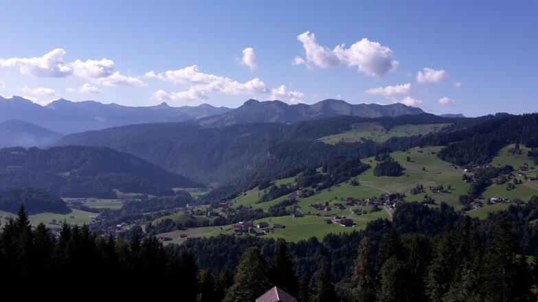 Ausblick vom Bergvorsäß