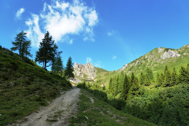 Beginn unserer Wanderung