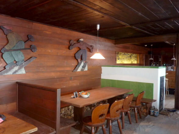 Glungezerhütte Gastraum &quot;Prachensky-Stube&quot;