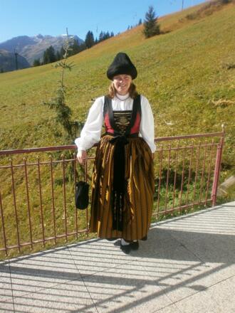 Wirtin in der Walsertracht