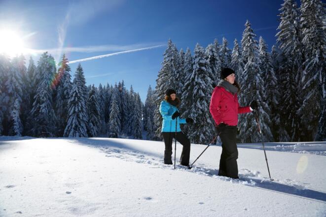 Verschneite Landschaft am Brüggelekopf