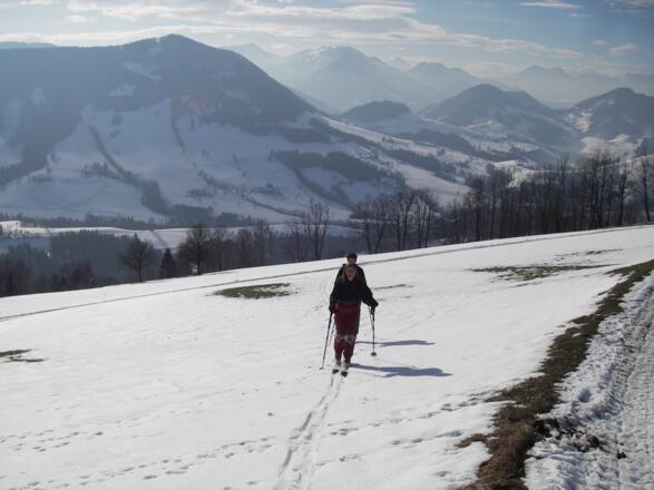 Hiebberg vom gegenüberliegenden Freithofberg gesehen