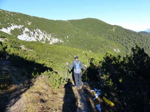 ... die Wegtafel nach Steinberg weist.