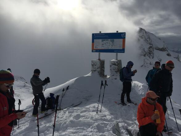 Der Lehrpfadgipfel - knapp über 2000 m hoch