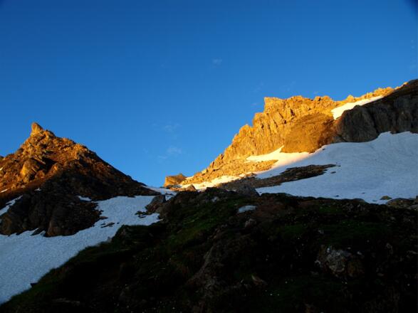 Um 1600m, zum Geierjoch