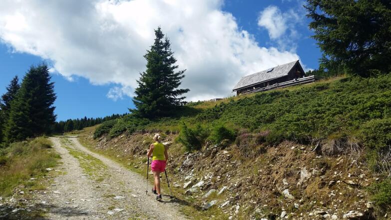 Sicht auf die Speiereck Halterhütte