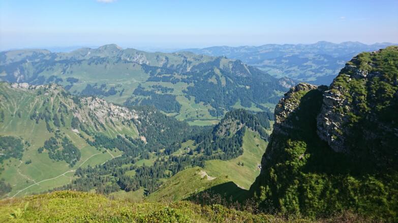 Traumhafter Ausblick vom Diedamskopf