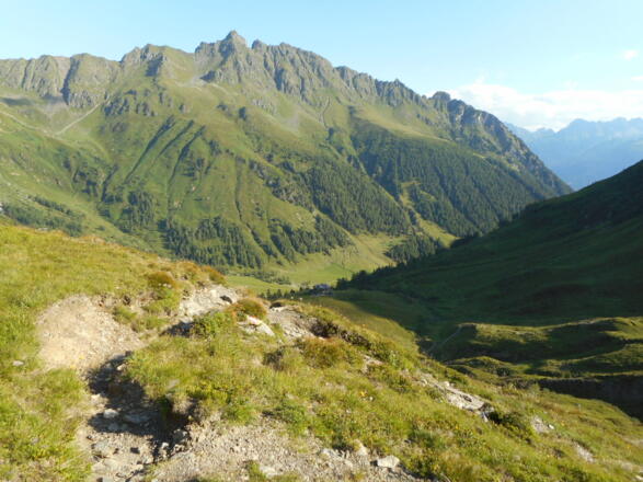 Scendendo verso il rifugio Hochweißsteinhausn