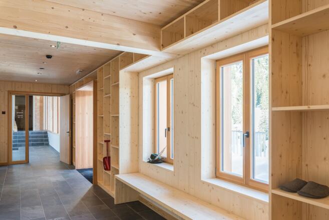 Eingangsbereich der Lindauer Hütte