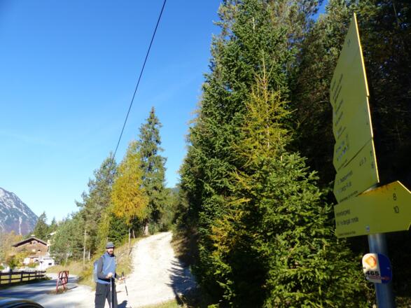 Von Vordersteinberg beginnt unsere heutige Bergtour auf den Guffert.