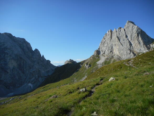 Vista verso il Monte Chiadenis