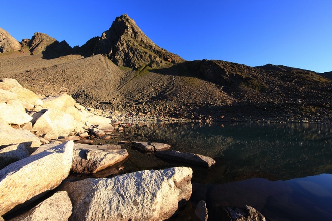 Rinnenspitze mit See