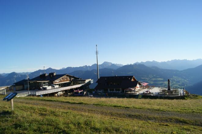 Bergstation Golmerbahn, Grüneck