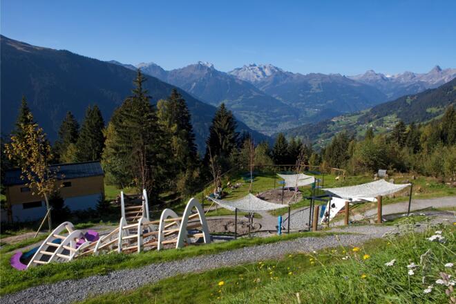 Silberspielwelt mit Blick in die Weite
