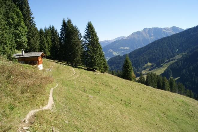 Maisäß auf Plazadels