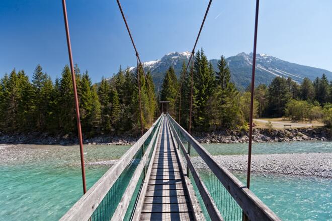 Hängebrücke Forchach