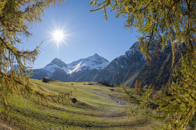 Ausblick auf die Berge