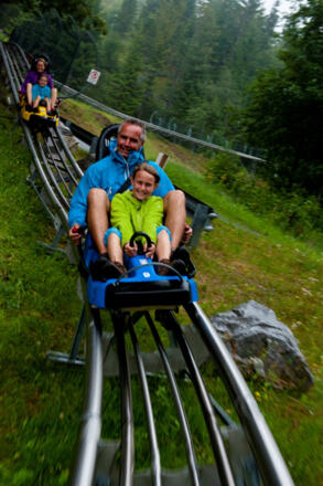 Sommerrodelpartie mit dem Alpine Coaster