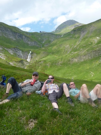 Rast unterhalb der Capanna Motterascio