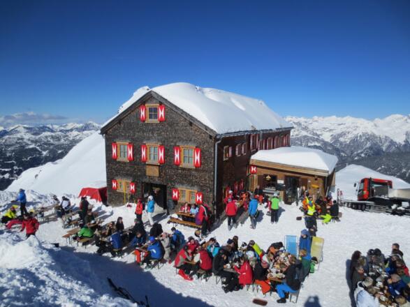 Wormser Hütte im Winter