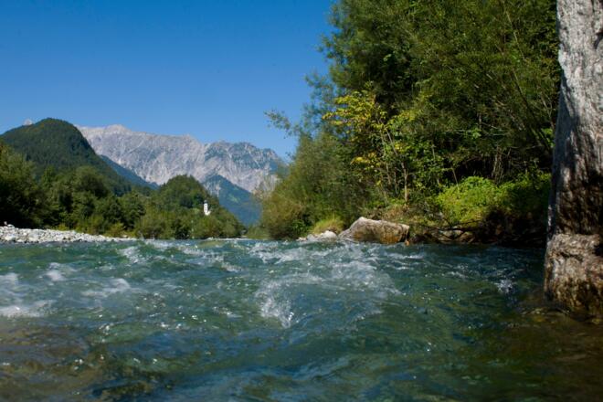 Ein Großteil der Tour führt der Ill entlang