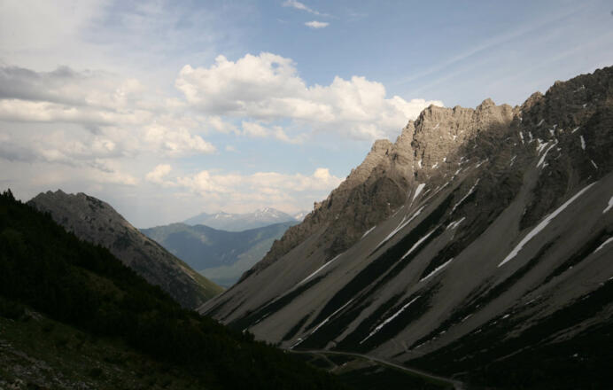 Abstieg zum Hahntennjoch