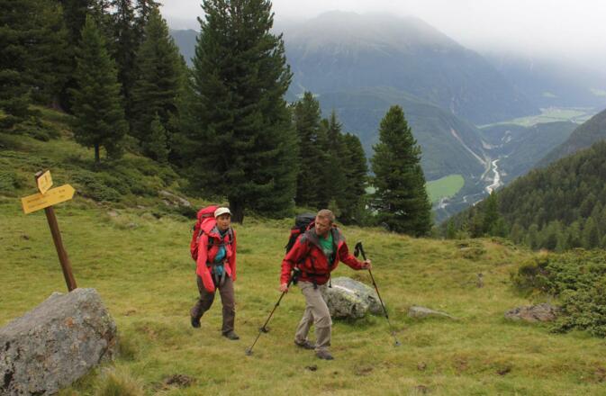 Oberhalb der Gehsteigalm