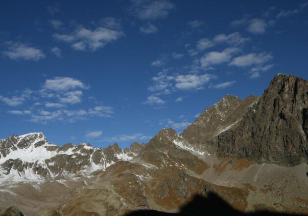 Blick zur Darmstädter Hütte