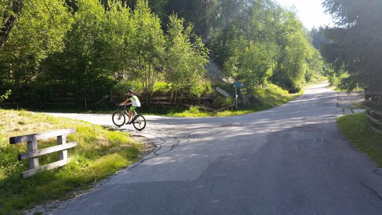 Links abbiegen nach gut 1,5 km