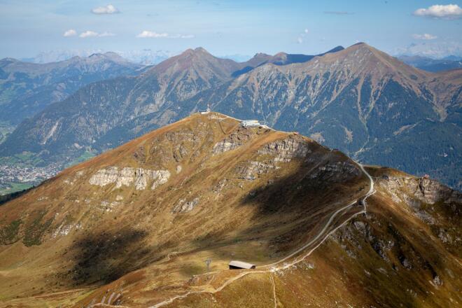 Blick zurück zum Stubnerkogel