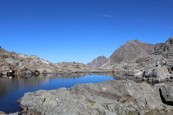 Eissee bei der Niederen Gradenscharte
