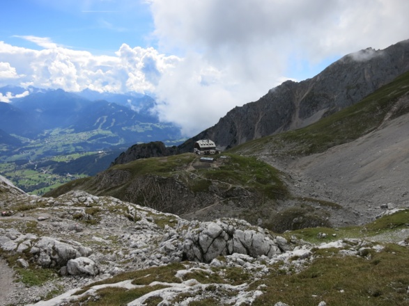 Das Guttenberghaus von der Feistererscharte