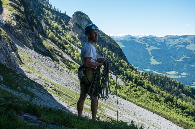 Blick zum Alpenhauptkamm