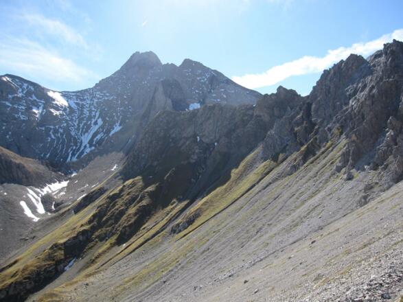 Blick zurück zur Patrolscharte